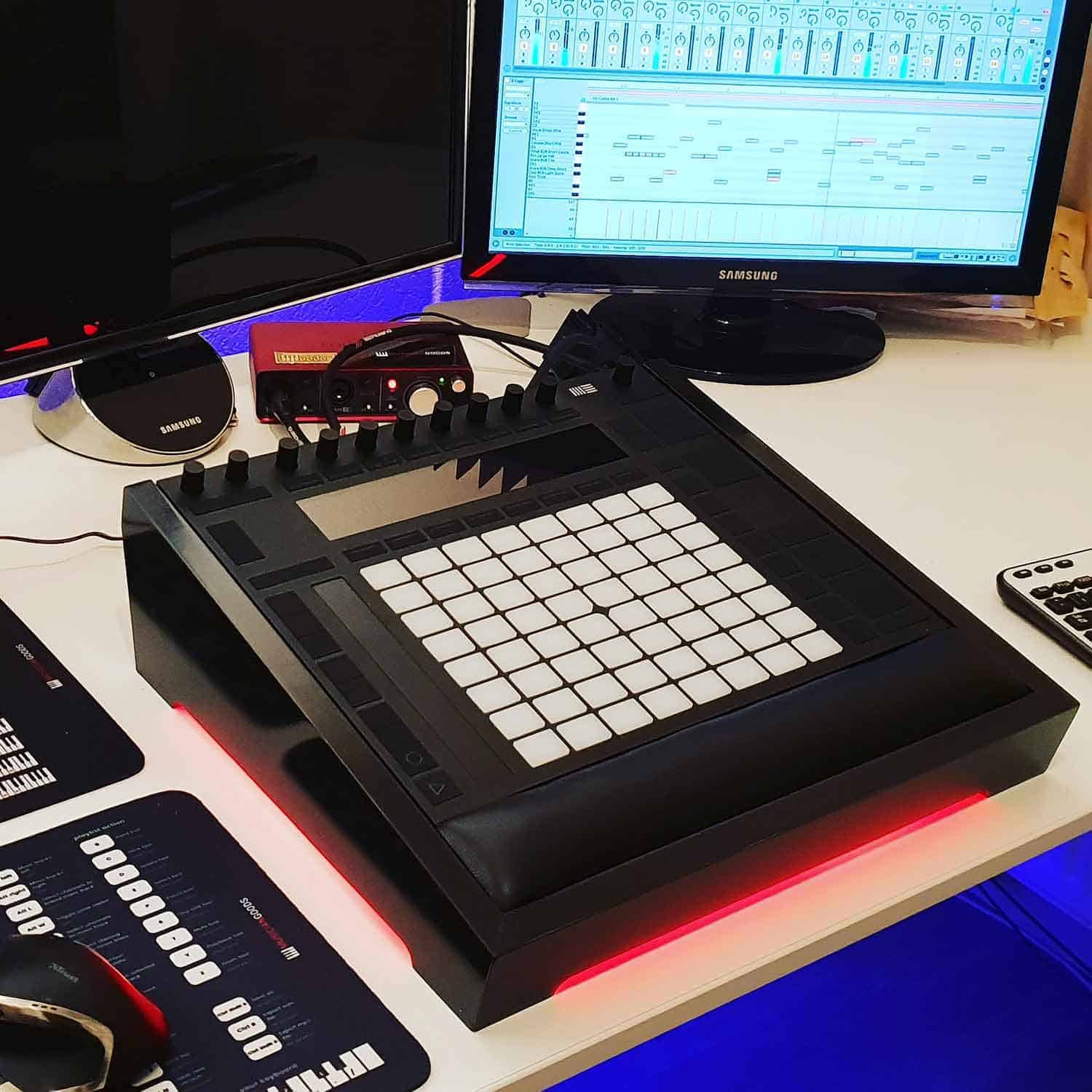 Ableton Push 2 Stand Wood Matte Finish LED - Musiciangoods