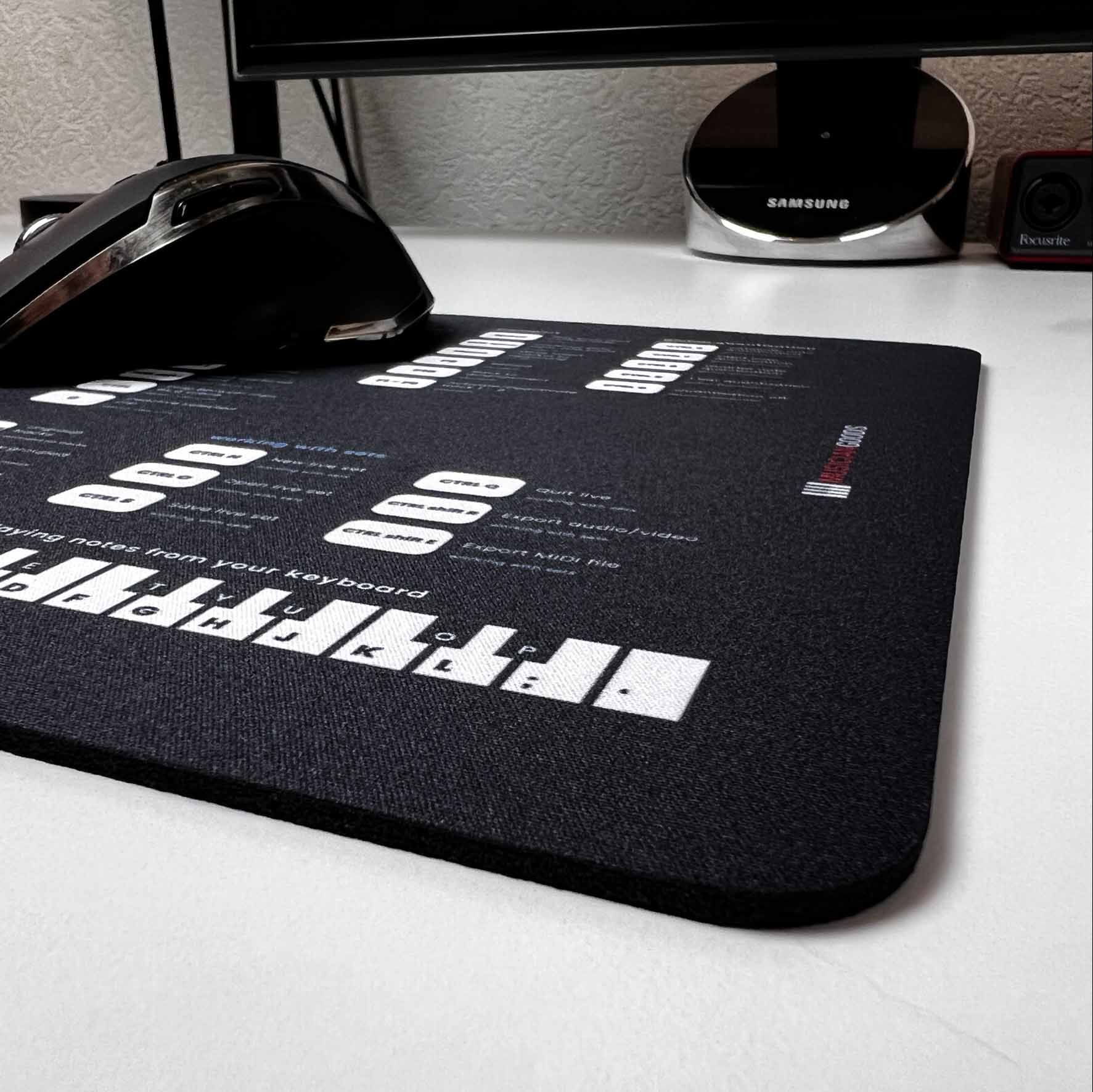 Ableton Live Keyboard Shortcuts Mousepad - Musiciangoods