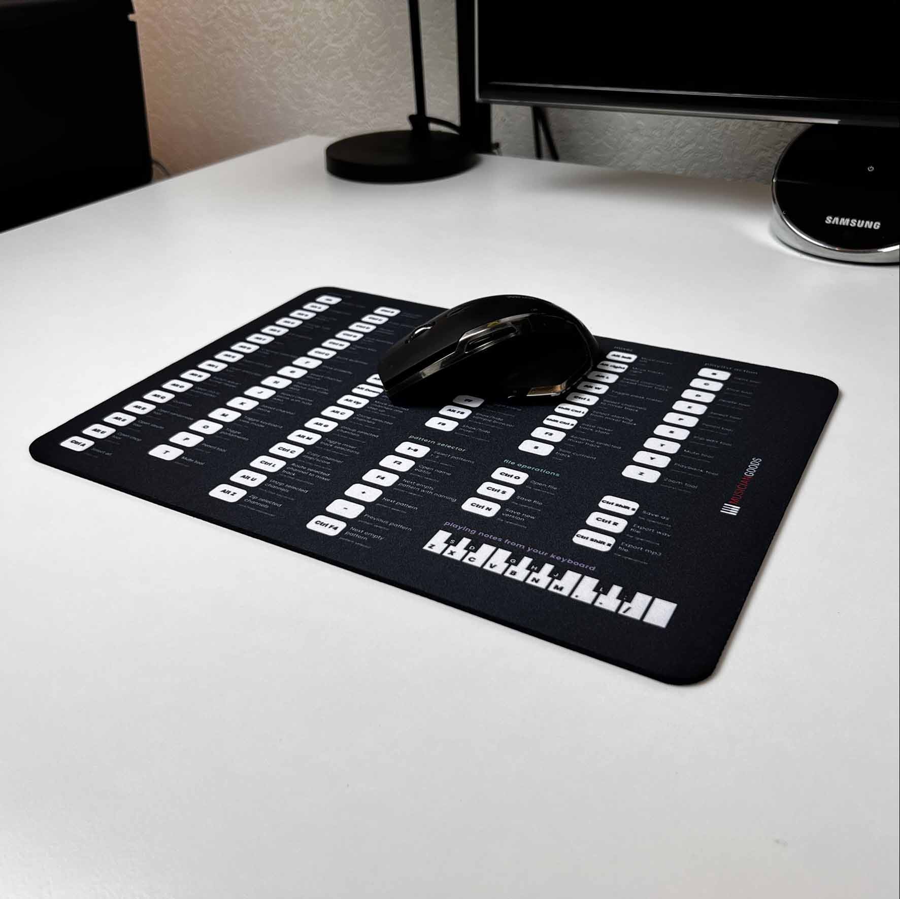 FL Studio Keyboard Shortcuts Mousepad - Musiciangoods