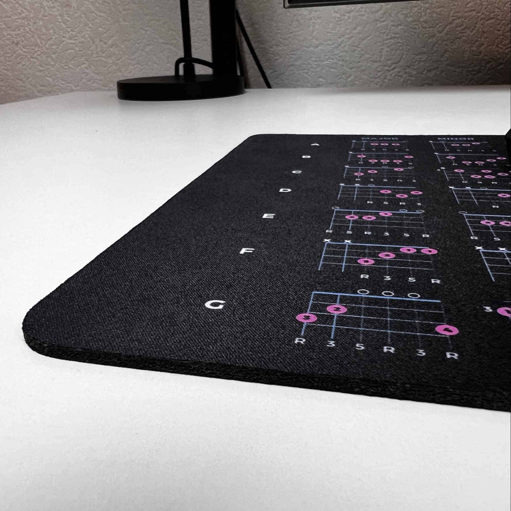 Guitar Chords Chart Mousepad - Musiciangoods