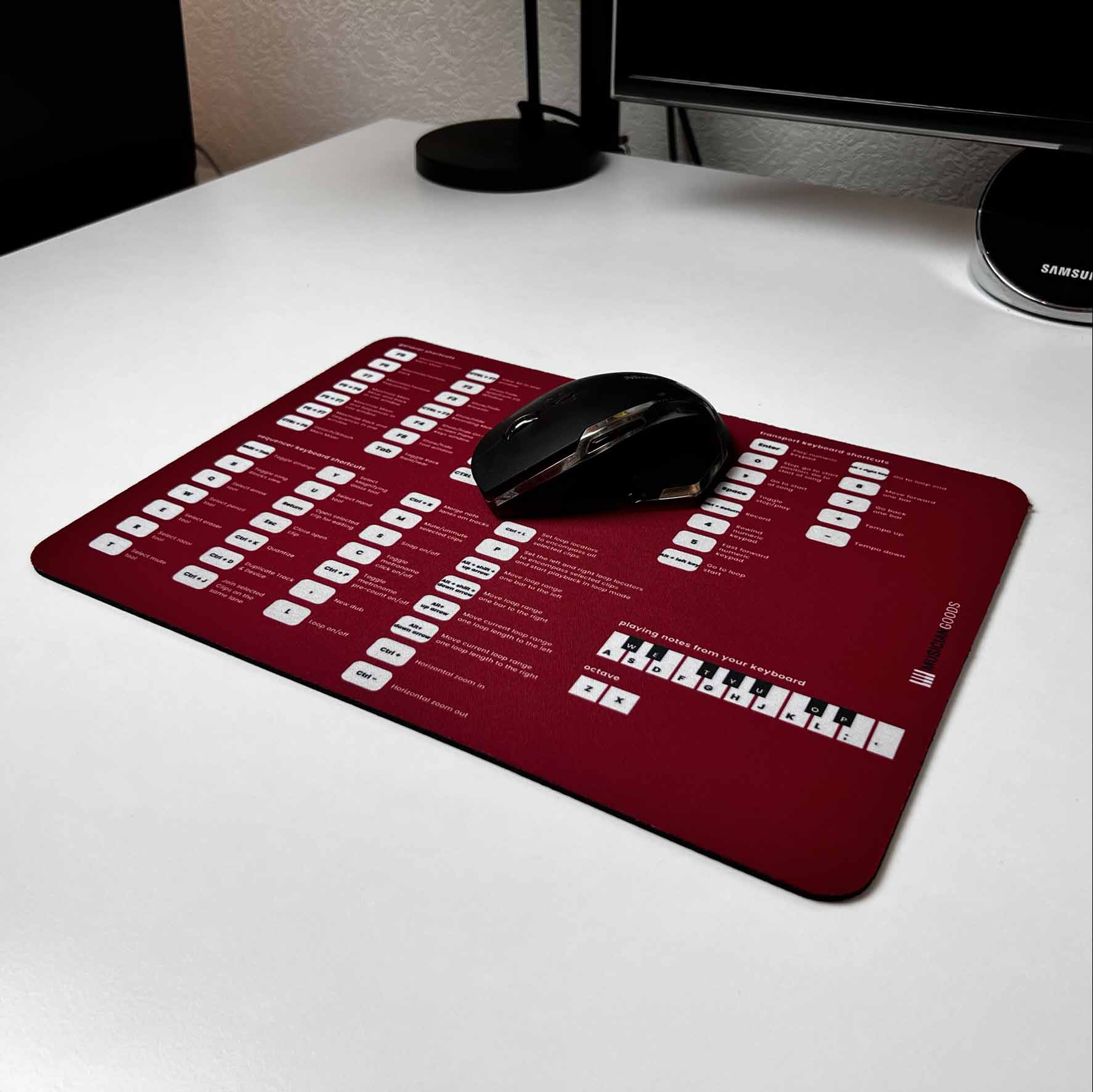 Propellerhead Reason Shortcuts Mousepad - Musiciangoods