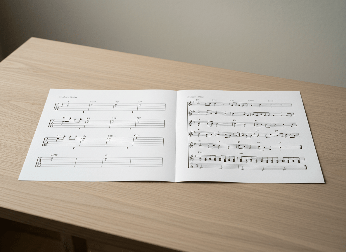Guitar Tab vs Standard Notation: Which Should You Learn First? - Musiciangoods