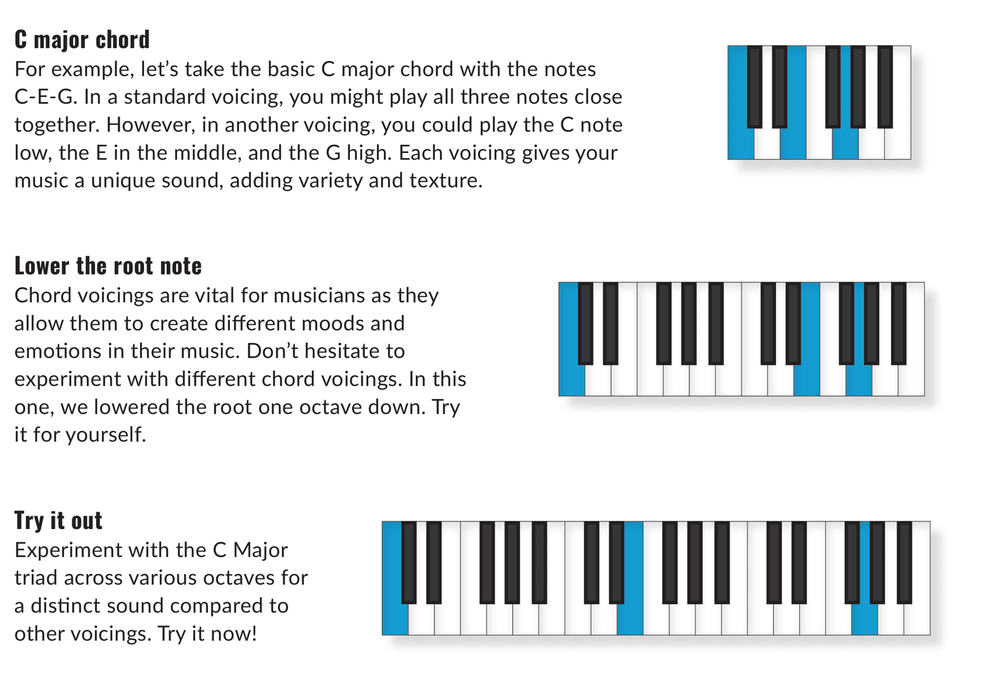 Piano Chord Voicings, Simplified: Make Basic Chords Sound Pro