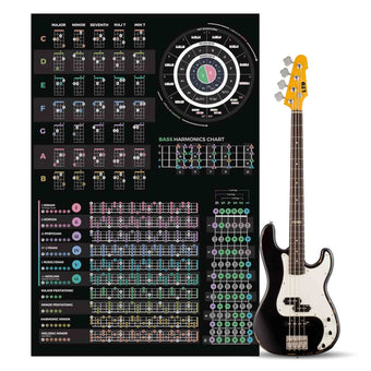 Bass Guitar Theory Poster