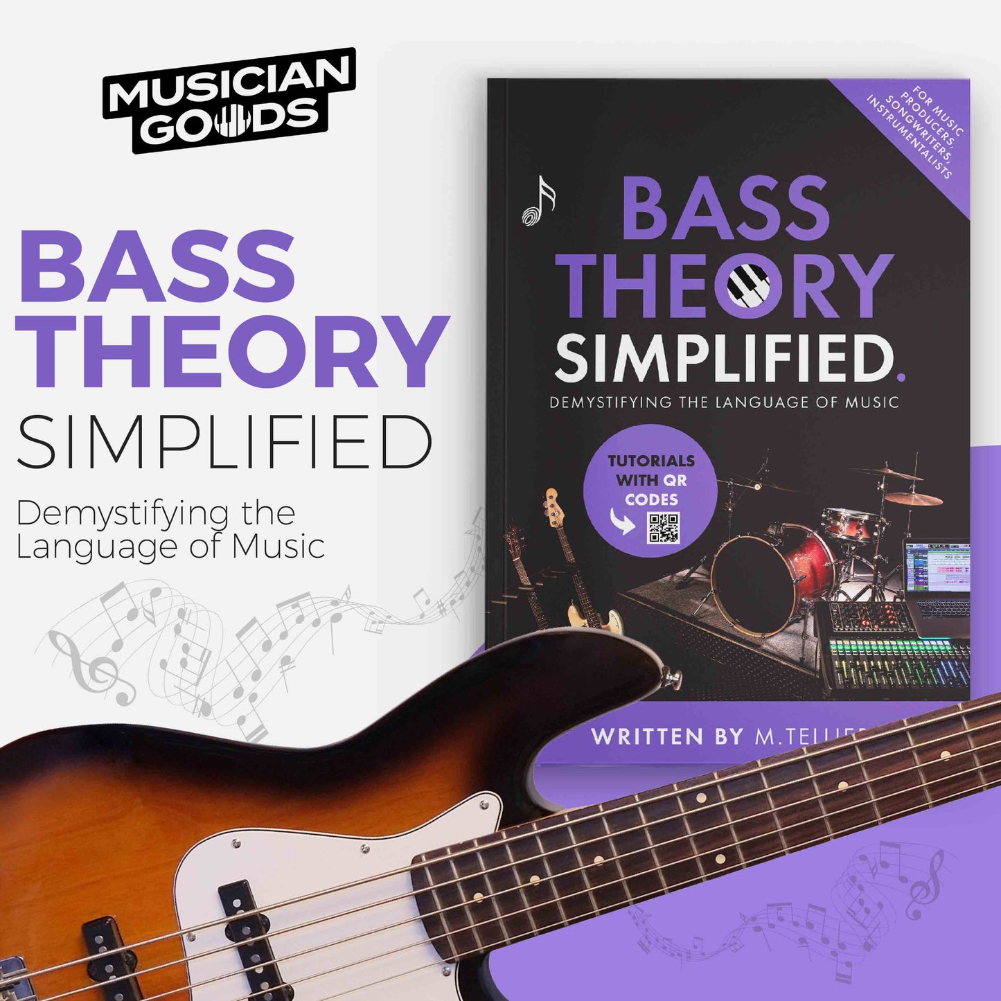 Bass Theory Simplified (Paperback/PDF) - Musiciangoods