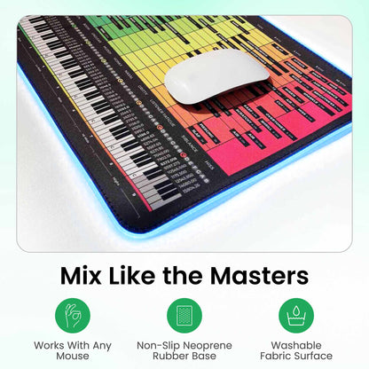 Mixing Mastering Cheat Sheet Mousepad