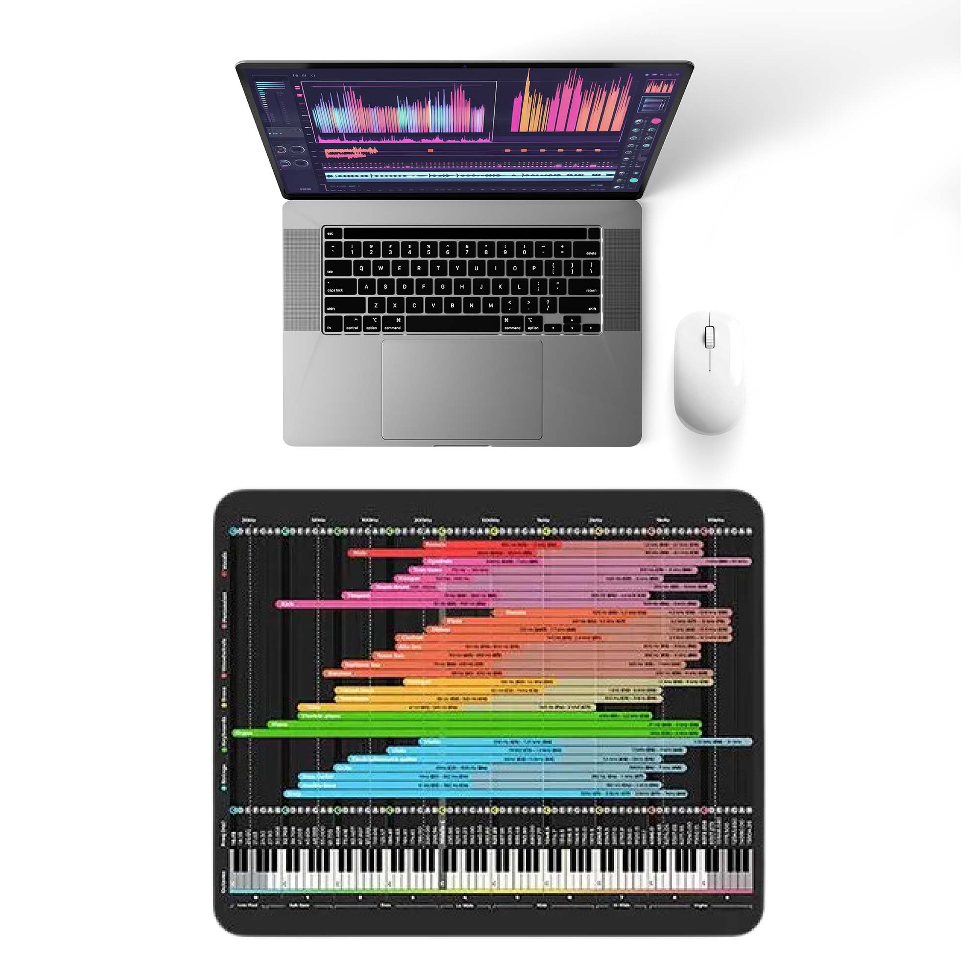 EQ Frequency Cheat Sheet Mousepad | Mixing Guide – Musiciangoods