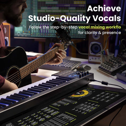 Mixing Mastering Cheat Sheet Mousepad