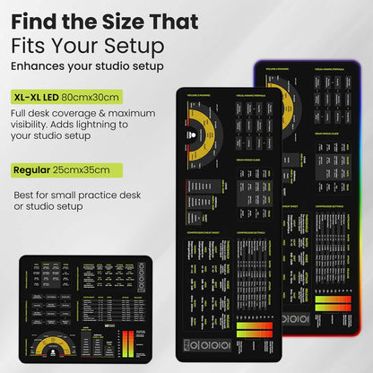 Mixing Mastering Cheat Sheet Mousepad