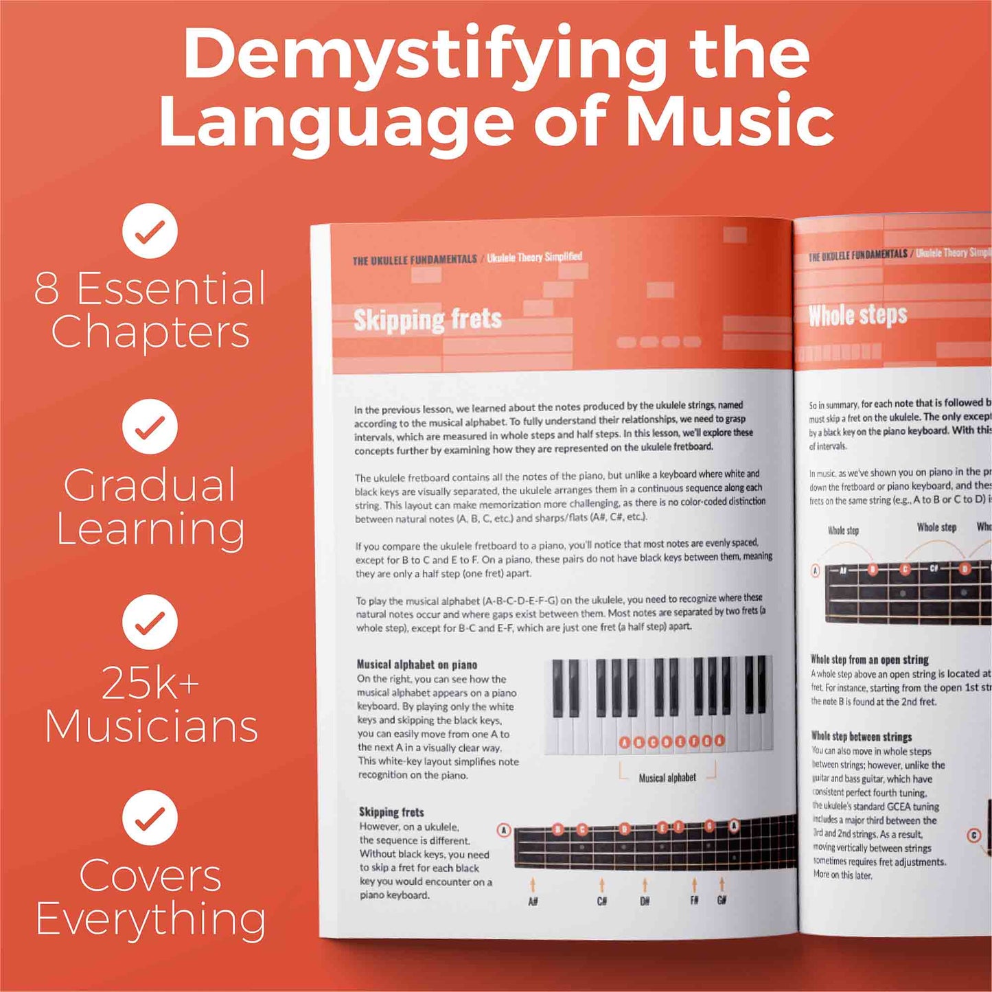 Ukulele Theory Simplified (Paperback/PDF) - Musiciangoods