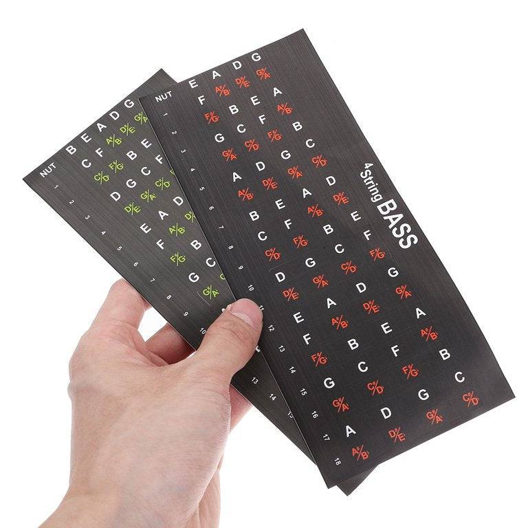 Bass Fretboard Stickers - Musiciangoods