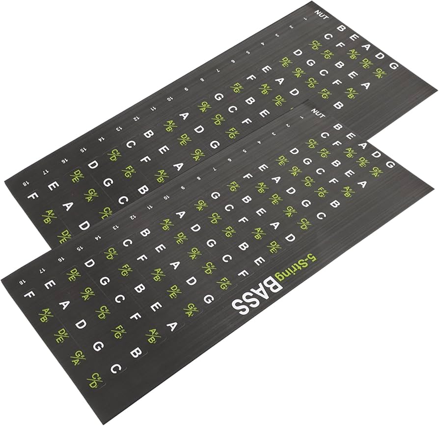 Bass Fretboard Stickers - Musiciangoods