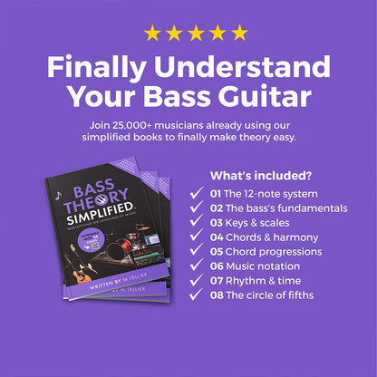 Bass Theory Simplified (Paperback/PDF) - Musiciangoods