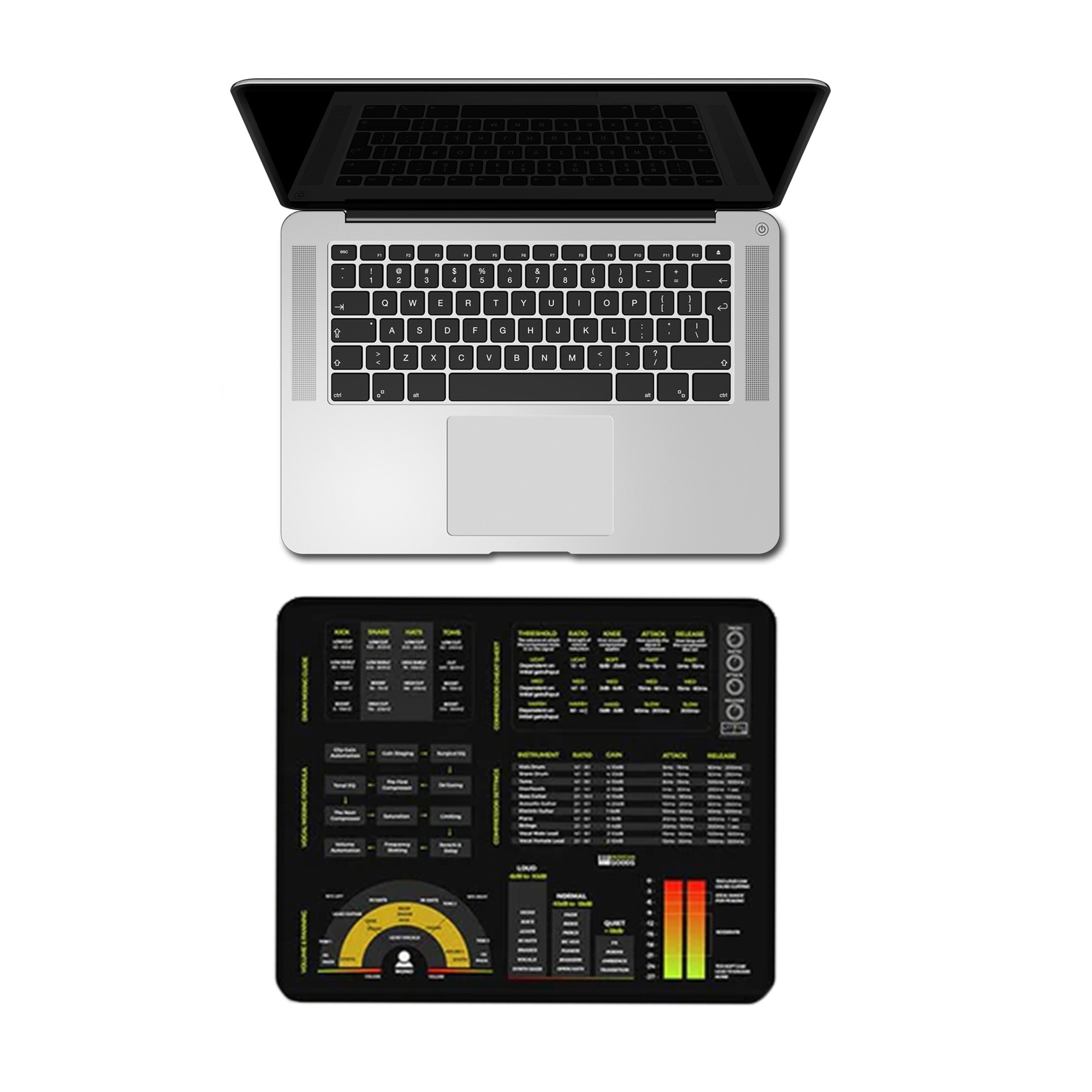 EQ Frequency Cheat Sheet Mousepad | Mixing Guide – Musiciangoods