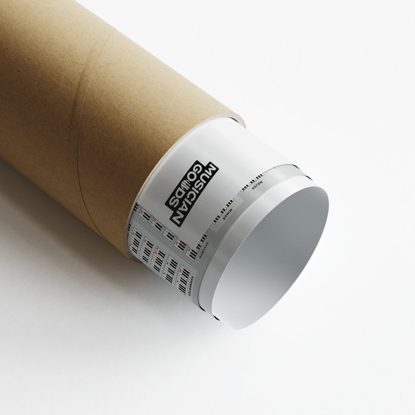 Piano Scales & Chords Chart Poster Black - Musiciangoods