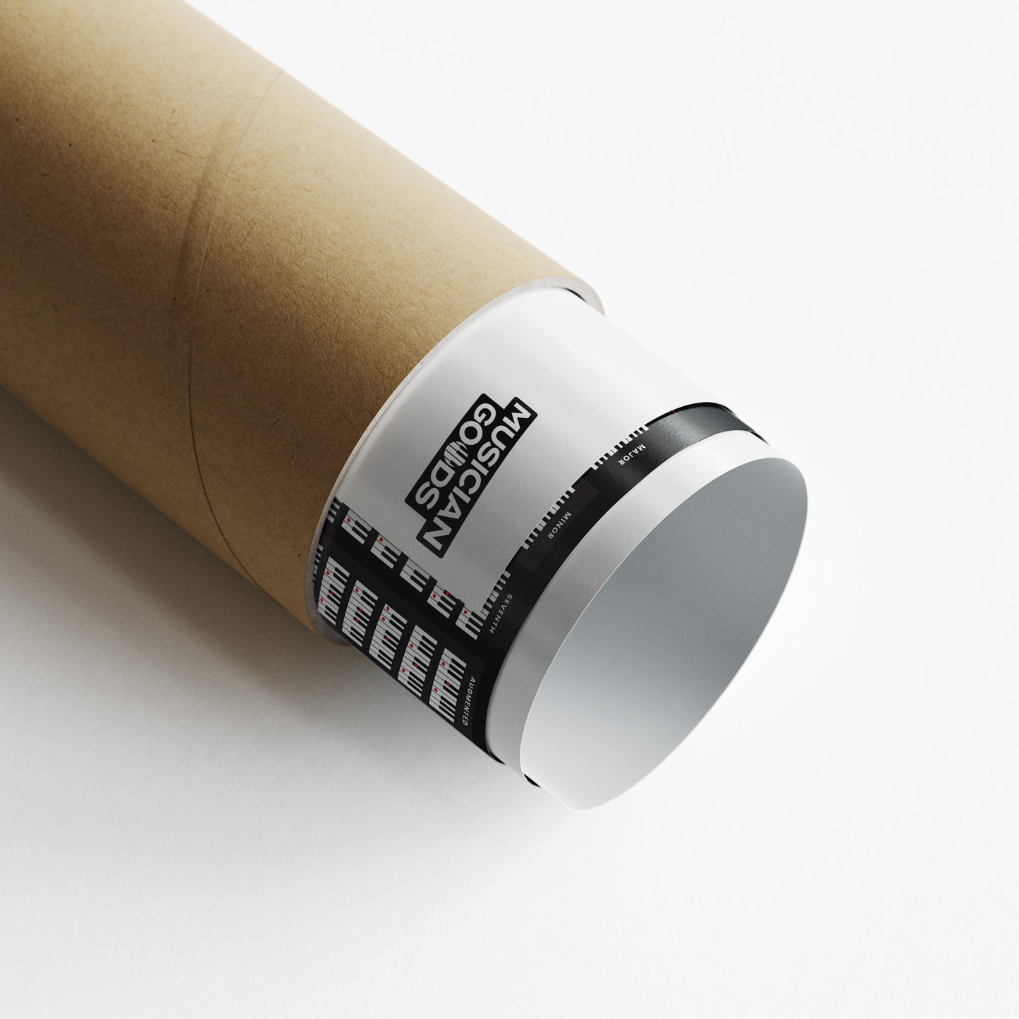 Piano Scales & Chords Chart Poster Black - Musiciangoods