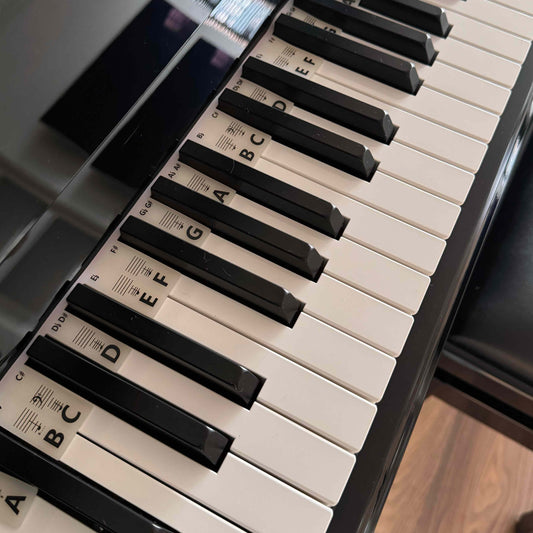 Piano Removable Keyboard Note Stickers - Musiciangoods