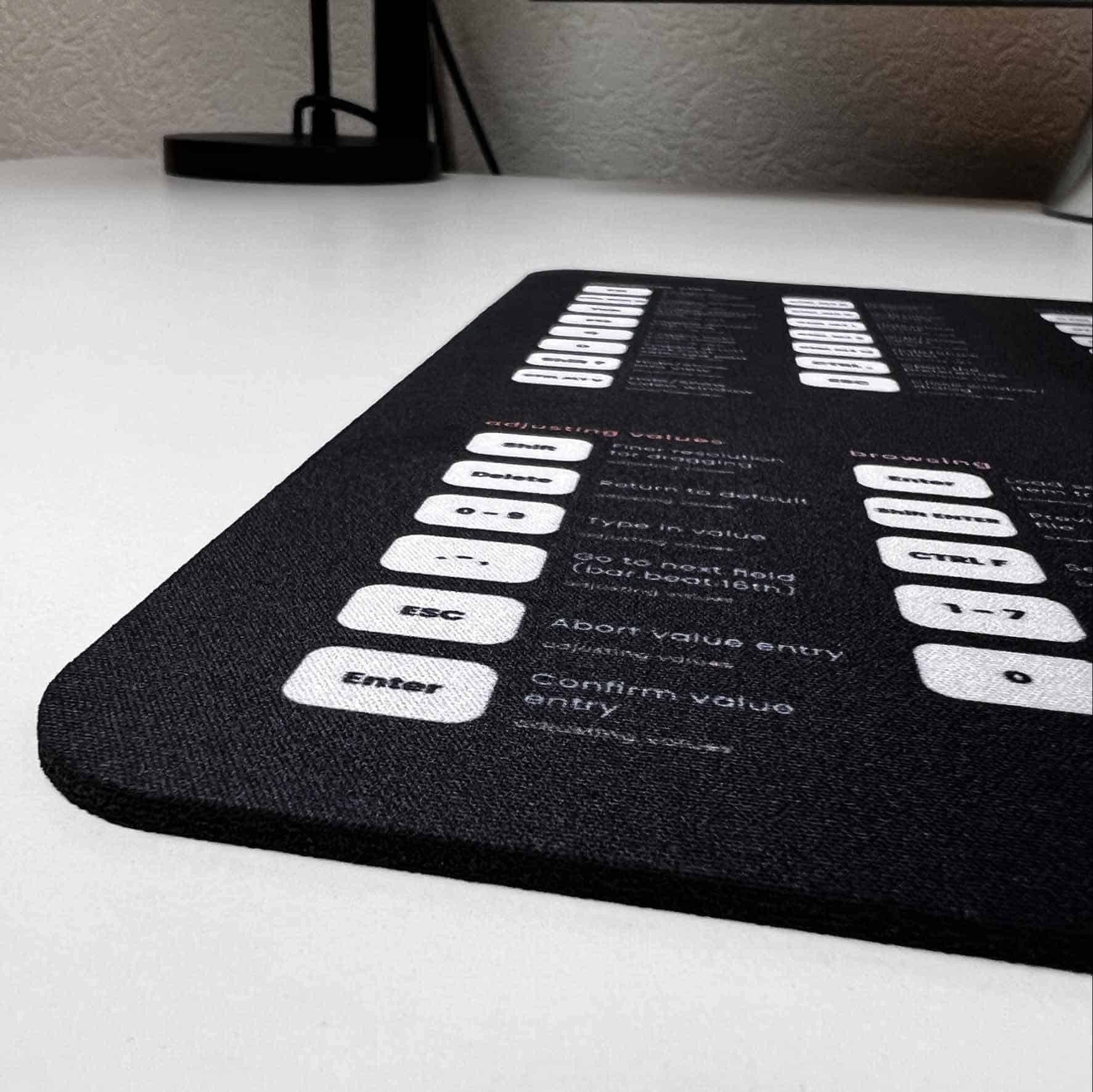 Ableton Live Keyboard Shortcuts Mousepad - Musiciangoods