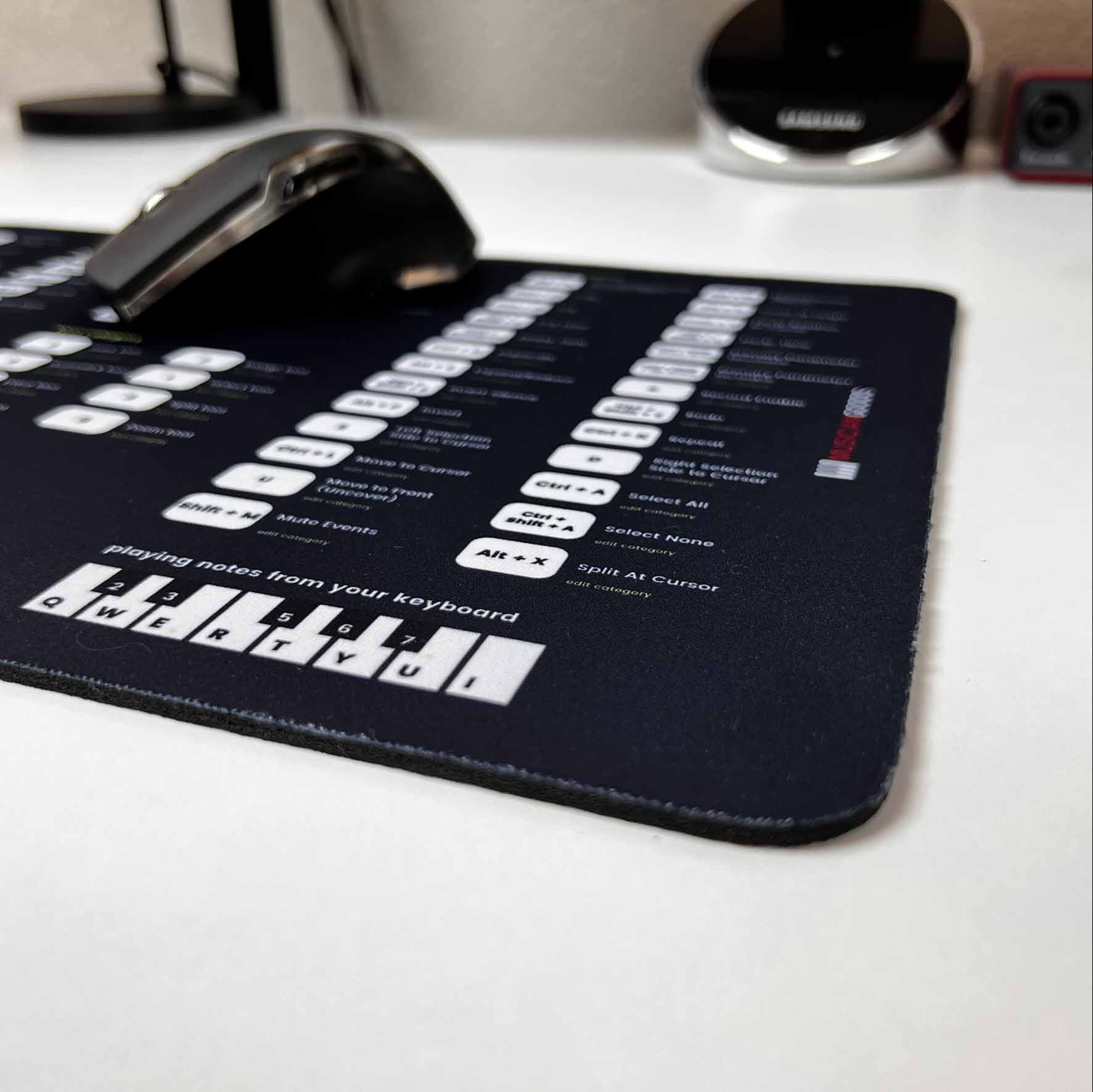 Steinberg Cubase Shortcuts Mousepad - Musiciangoods