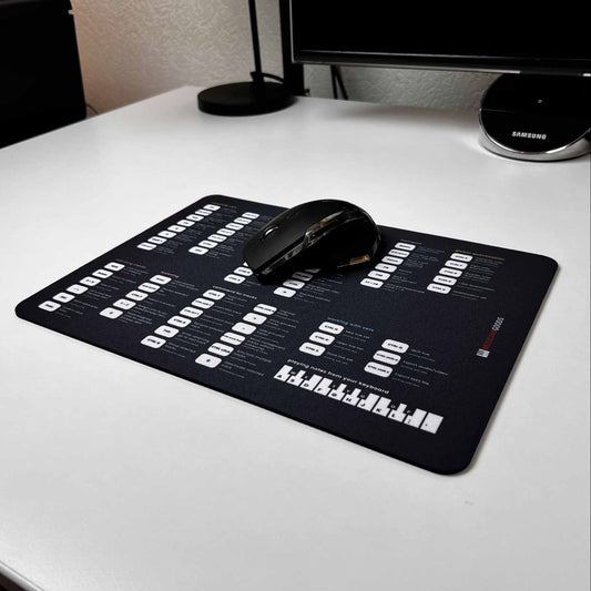 Ableton Live Keyboard Shortcuts Mousepad - Musiciangoods