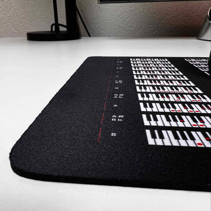 Piano Scales Chart Mousepad - Musiciangoods