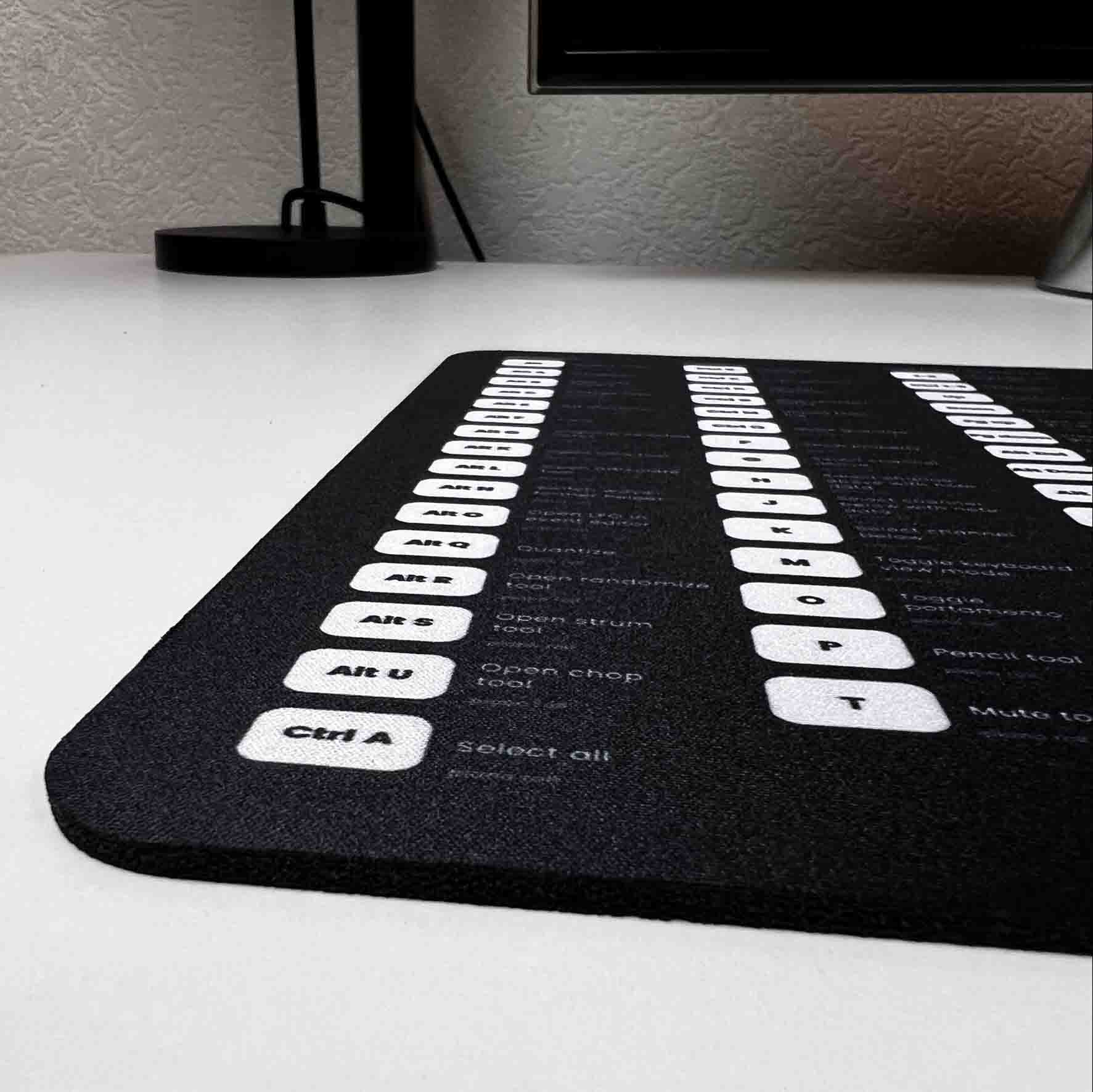 FL Studio Keyboard Shortcuts Mousepad - Musiciangoods
