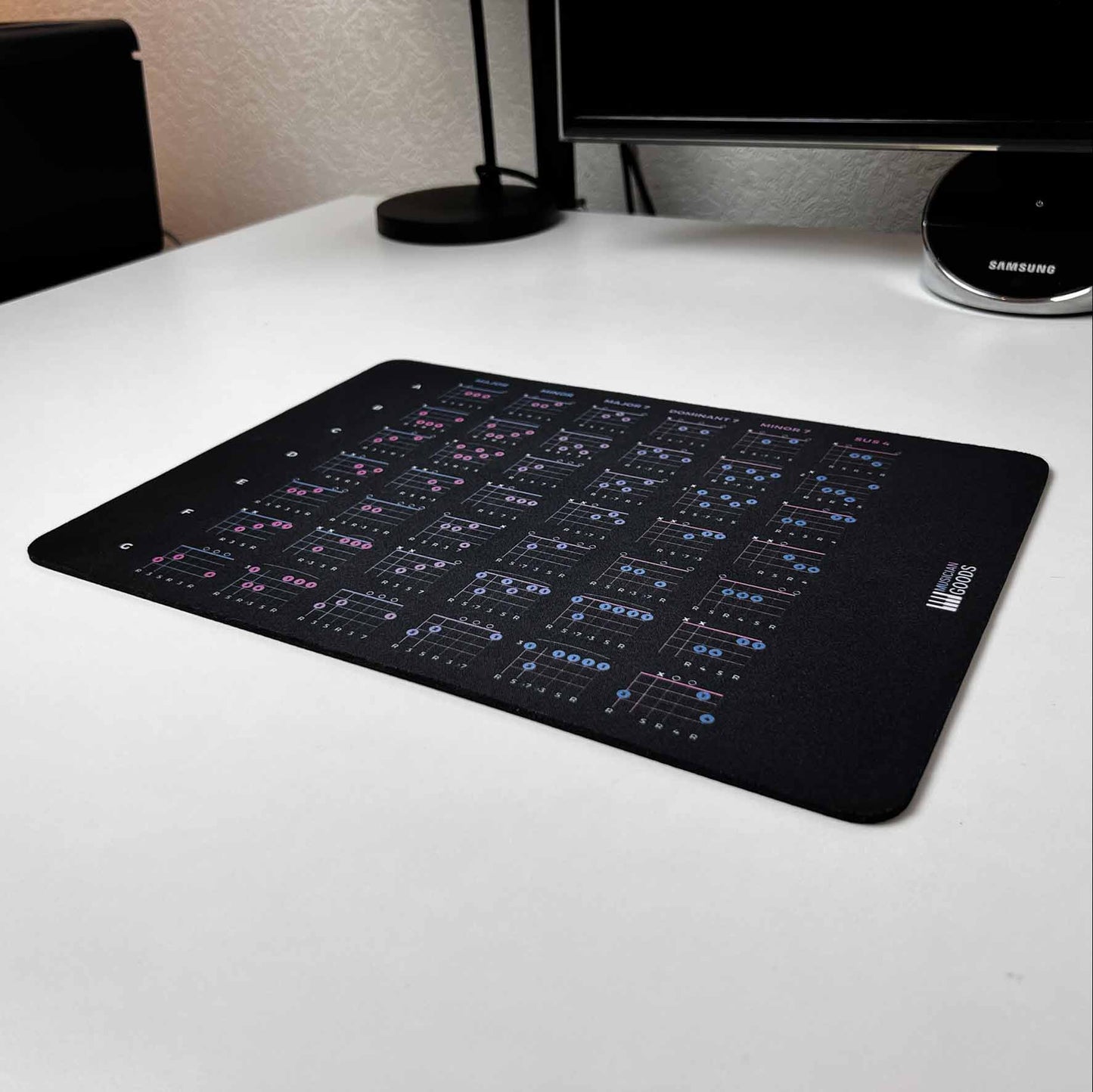 Guitar Chords Chart Mousepad - Musiciangoods