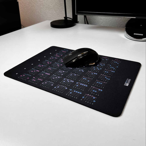 Guitar Chords Chart Mousepad - Musiciangoods