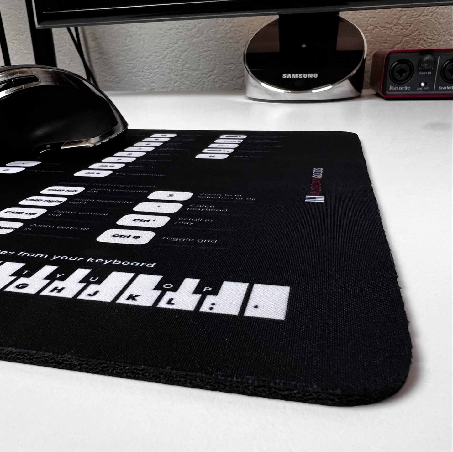 Logic Pro / X Shortcuts Mousepad - Musiciangoods