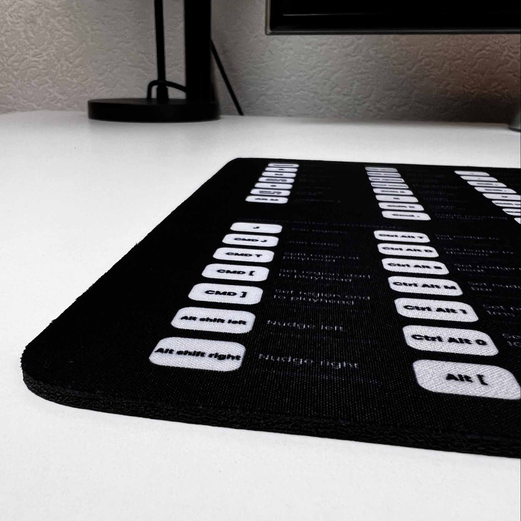 Logic Pro / X Shortcuts Mousepad - Musiciangoods