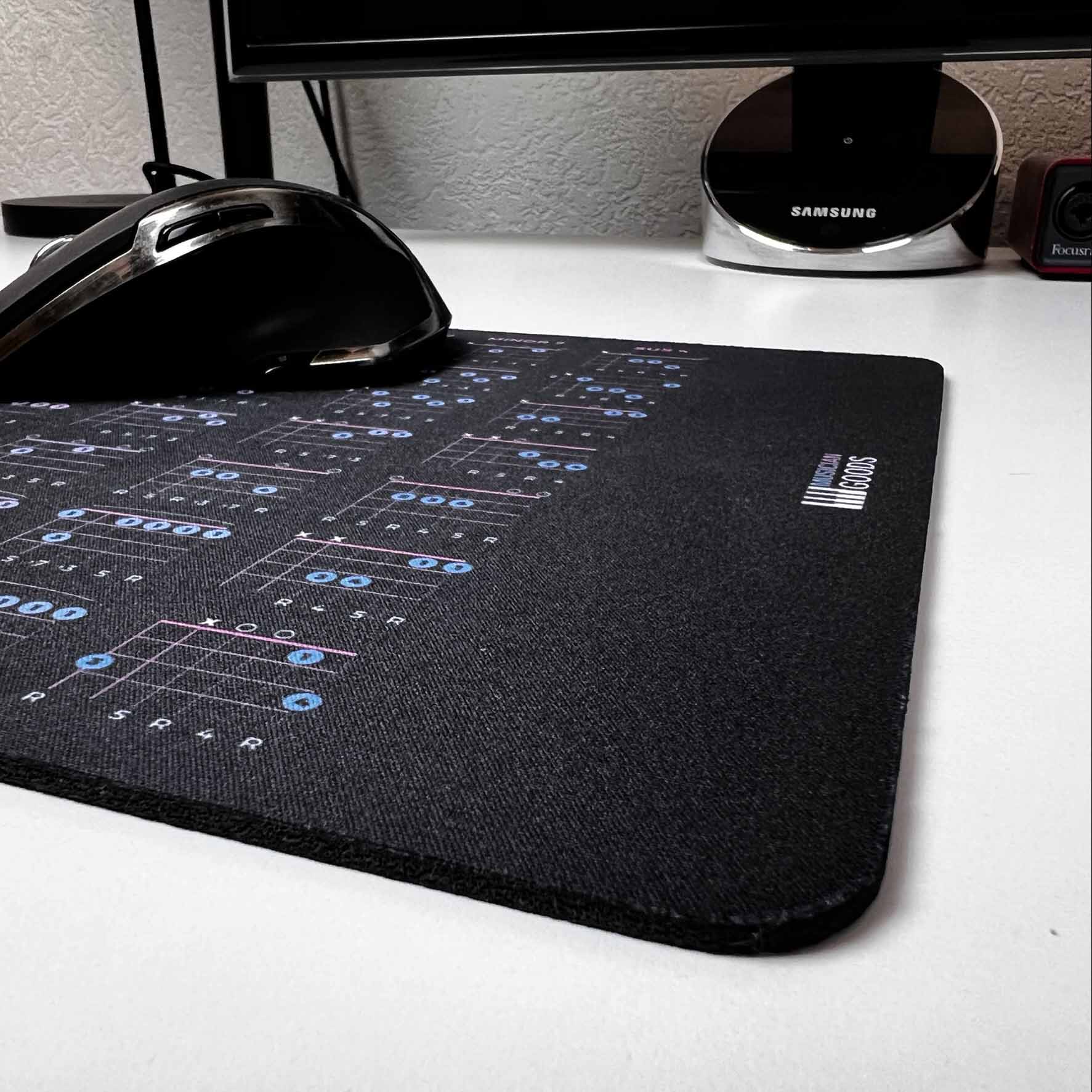 Guitar Chords Chart Mousepad - Musiciangoods