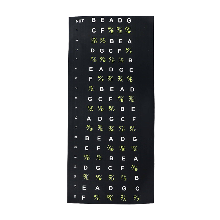 Fretboard stickers